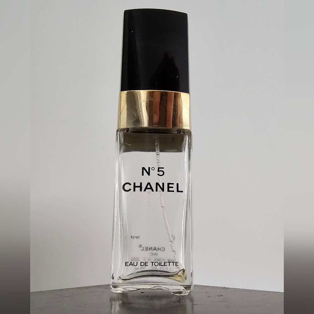 VINTAGE CHANEL N° 5 glass perfume bottle